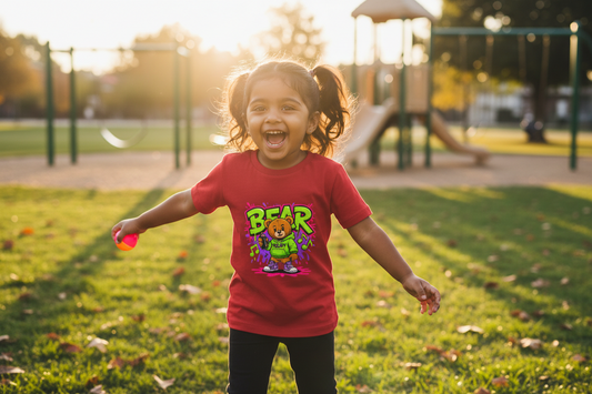 Bear Girl's Crew Neck T-Shirt