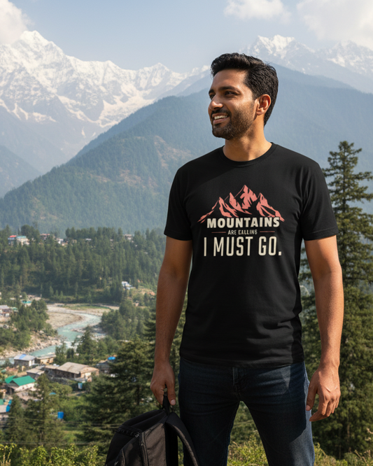 Mountains Calling Unisex Classic Crew T-Shirt
