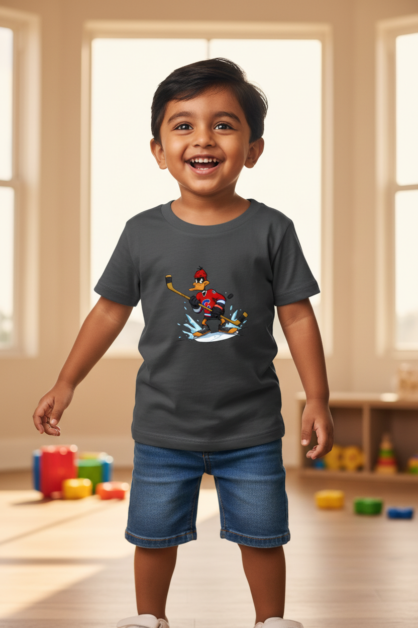 Hockey Boy's Crew Neck T-Shirt